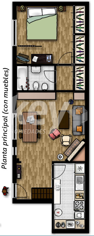 Departamento en venta en Barrio Norte
