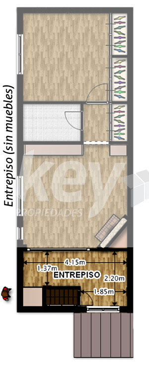 Departamento en venta de 2 ambientes en Barrio Norte